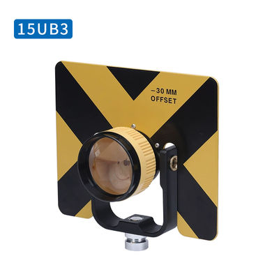 Μοναδικό πρίσμα 15UB3 Συμβατό με Topcon SOUTH FOIF Συνολικό Σταθμό Μελέτης Σταθερό -30/0mm 5/8x11 Γυναικείο Κρατήρα μετάλλου νήματος