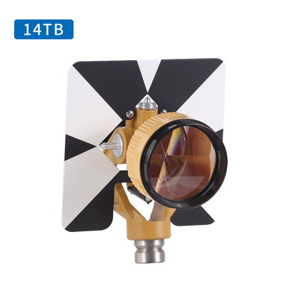 Μοναδικό πρίσμα 14TB συμβατό με το Topcon SOUTH FOIF Συνολικό σταθμό μετρήσεων σταθερό 5/8x11 Γυναικείο νήμα μεταλλικό κάλυμμα