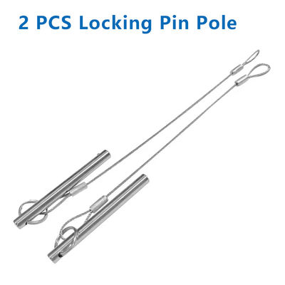 2 PCS Κλειδί Εισάγεται Πιν για Carbon Fiber Rod Plug ταιριάζει σε όλα τα μετρητικά πόλο Bolt Nose 55mm Length Rod Diameter 6mm