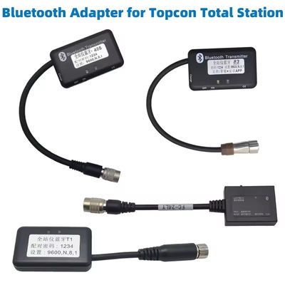 Προσαρμοστής Bluetooth για TOP CON Συνολικό Σταθμό 6 Pin 6 Τρύπα με φορτιστή και καλώδιο Συστήματα Android και iOS