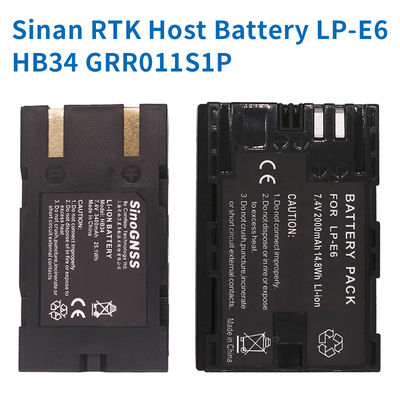 Η μπαταρία υποδοχής Sinan RTK GRR011S1P HB34 T30/T300/N6 GPS RTK GNSS Battery για LP-E6 για SinoGNSS Surveying Instrument